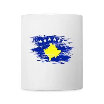 Kosovo Flagge used - Tasse - Weiß - Vorne