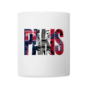 Collage Paris Eiffeltour - Tasse - Weiß - Vorne