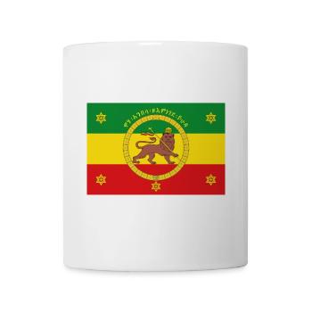 Ethiopian Imperial Standard of Haile Selassie I - Mug - white - Front