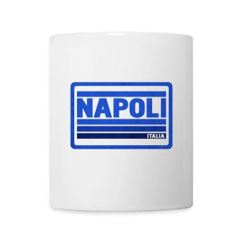 Napoli Lettering Blue Italia - Mug - white - Front