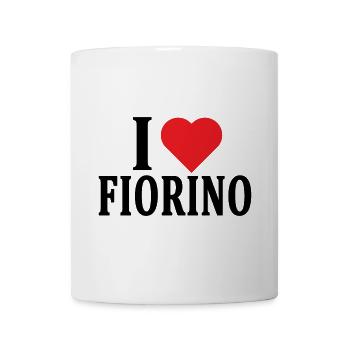 t-shirt J’aime Fiorino idée cadeau t-shirt - Mug blanc - blanc - Devant