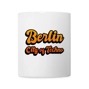 Berlin, ville de la techno - Mug blanc - blanc - Devant
