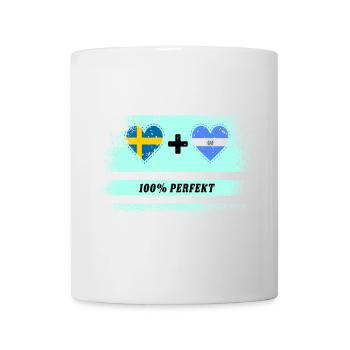 El Salvador et Suède 100% Parfait / Cadeau - Mug blanc - blanc - Devant