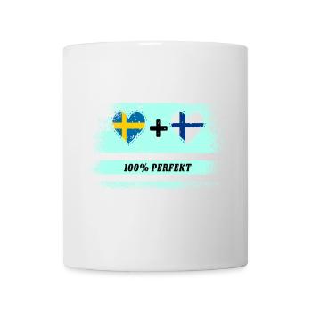 Finland and Sweden 100% perfect / gift - Mug - white - Front