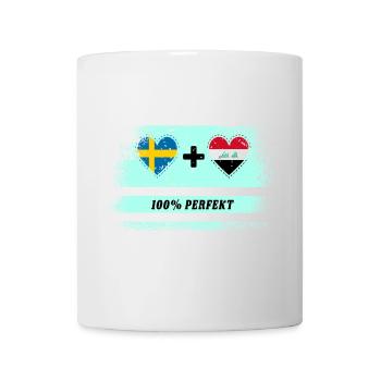 Iraq and Sweden 100% Perfect / Gift - Mug - white - Front