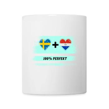 Paraguay et Suède 100% Parfait / Cadeau - Mug blanc - blanc - Devant