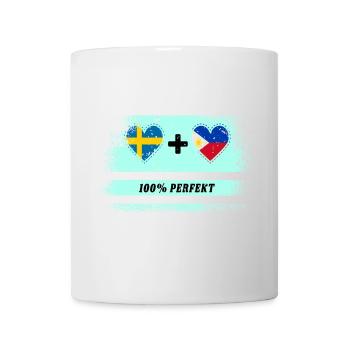 Philippines and Sweden 100% perfect/gift - Mug - white - Front