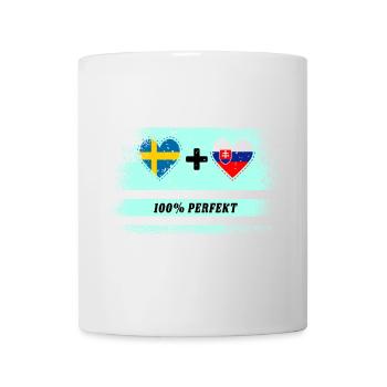 Slovakia and Sweden 100% perfect / gift - Mug - white - Front