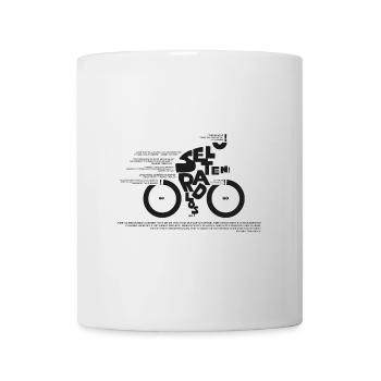 Fahrrad Sprüche, Zitate, Radfahrer, Sprüche - Tasse - Weiß - Vorne