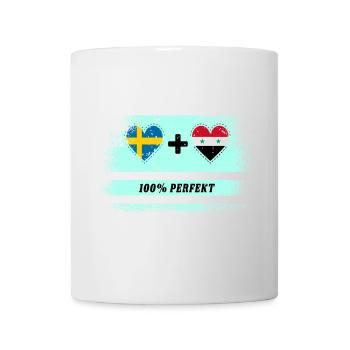 Syria and Sweden 100% perfect / gift - Mug - white - Front