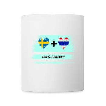 Thailand and Sweden 100% perfect / gift - Mug - white - Front