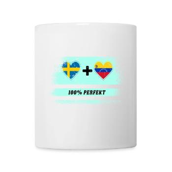 Venezuela and Sweden 100% perfect / gift - Mug - white - Front