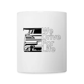 Wir Fahren Für Leben Auto Motiv - Tasse - Weiß - Vorne