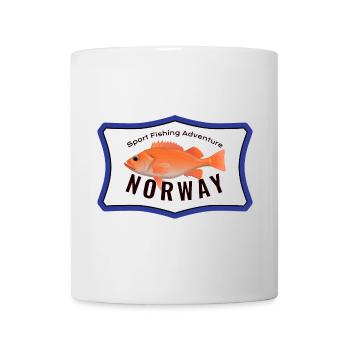 Norway Sport Fishing Adventure Rotbarsch Urlaub - Tasse - Weiß - Vorne