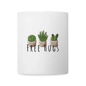 Free Hugs - Cactus, funny saying - Mug - white - Front