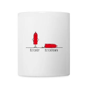 Ketchup - Ketchdown, pun - Mug - white - Front