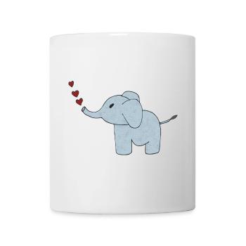 elefant elefantenhaut - Tasse - Weiß - Vorne