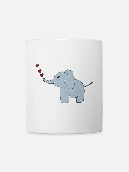 Elephant Elephant Skin - Mug - white