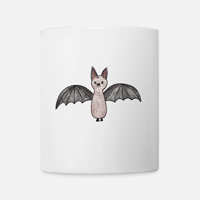 Illustration de fantôme de chauve-souris - Mug blanc - blanc