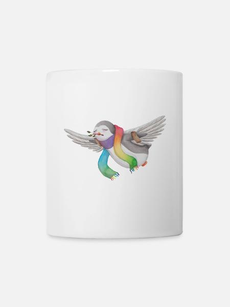 Pinguin für Frieden - Tasse - Weiß