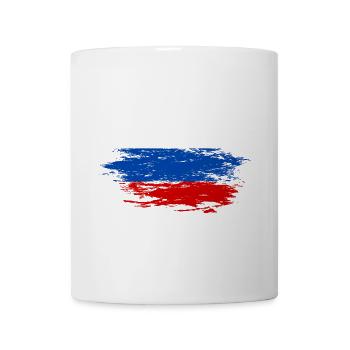 Drapeau de la Russie - Mug blanc - blanc - Devant