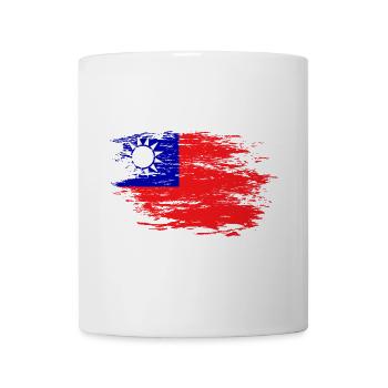 Drapeau de Taïwan - Mug blanc - blanc - Devant