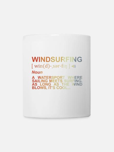 Windsurfen Bedeutung - Tasse - Weiß