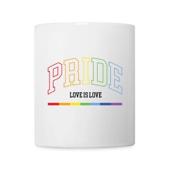 LGBTQ+ Stolz. Liebe ist Liebe - Tasse - Weiß - Vorne