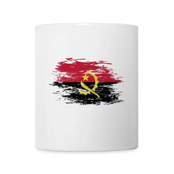 Angola flag used - Mug - white - Front