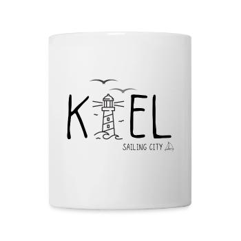 Kiel - Ostsee - Segeln - Tasse - Weiß - Vorne