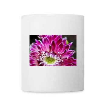 pink dahlia blossom pink flower poster - Mug - white - Front