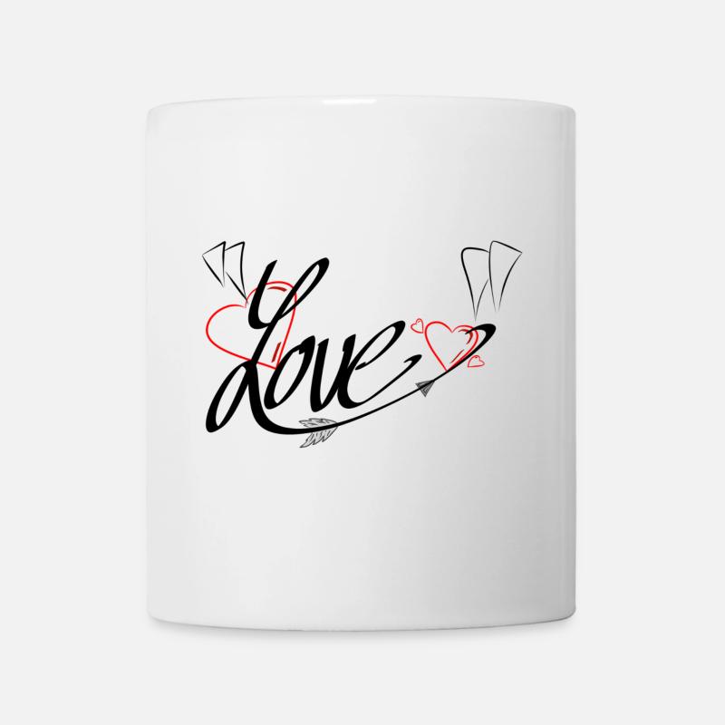 Love - Tasse - Weiß