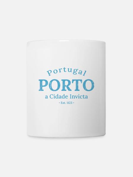 Porto a Cidade Invicta Logo - Mug - white