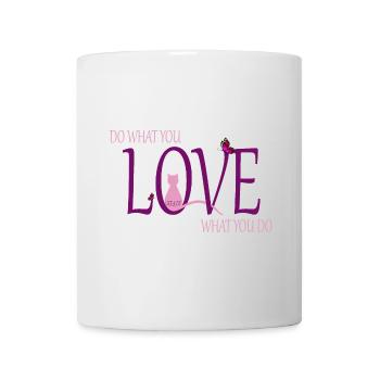 Faites ce que vous aimez - Mug blanc - blanc - Devant