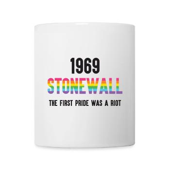 Stonewall 1969 - La première fierté était une émeute - Mug blanc - blanc - Devant