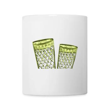 Ribbed for apple wine Ebbelwoi Äppler - Mug - white - Front