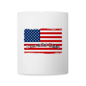 i love united states - Mug - white - Front