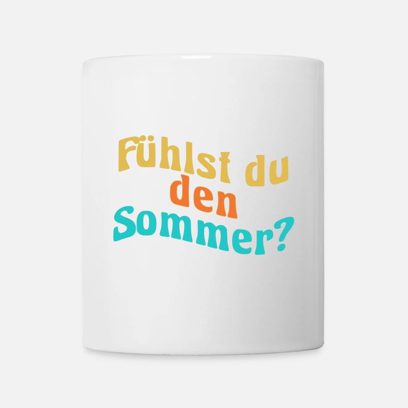 Fühlst du den Sommer? - Tasse - Weiß