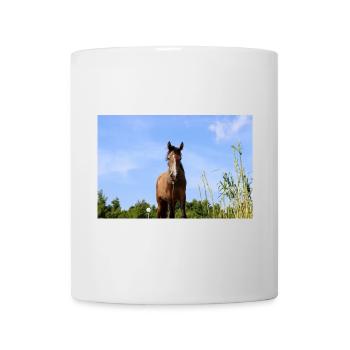 Pferd Pferdeposter - Tasse - Weiß - Vorne
