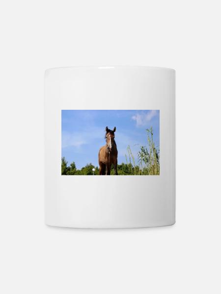Affiche Cheval Cheval - Mug blanc - blanc
