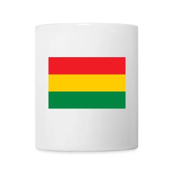 Flag of the Reggae - Rastafari Rasta Roots - Mug - white - Front