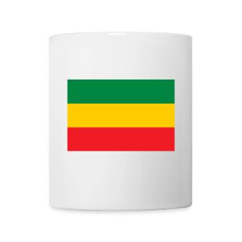 Flag of the Reggae Rastafari Rasta Roots One Love - Mug - white - Front