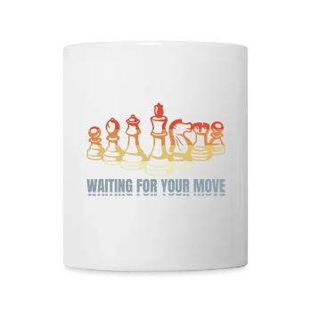 Witziges Schachspieler Zitat - Tasse - Weiß - Vorne