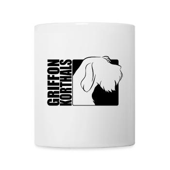 Griffon Korthals Chien Chiens de chasse Wilsigns - Mug blanc - blanc - Devant