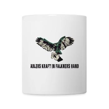 Falknerei Adler Design - Tasse - Weiß - Vorne