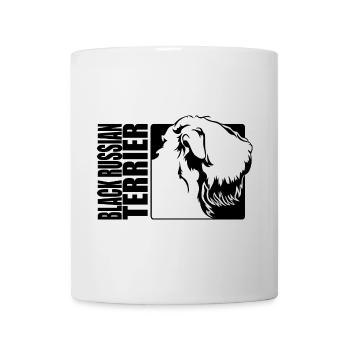 Noir Russe Terrier Profil Chiens Chien Wilsigns - Mug blanc - blanc - Devant