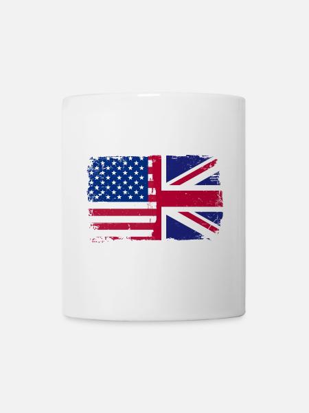 Hinweis Fusion USUK Grunge - Tasse - Weiß