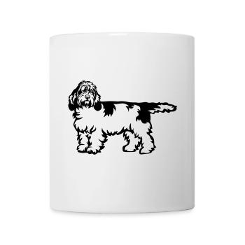 Petit Basset Griffon Vendeen - Mug blanc - blanc - Devant