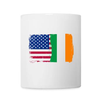 Flag Fusion: Stars and Shamrock - Mug - white - Front