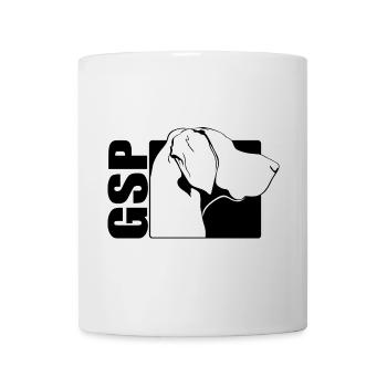 GSP German Shorthaired Pointer Profil Wilsigns - Tasse - Weiß - Vorne